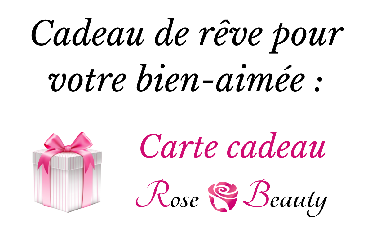 carte cadeau Rose Beauty